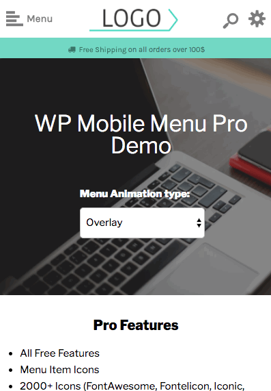 How to add the header search icon functionality? 2 header search animation 1