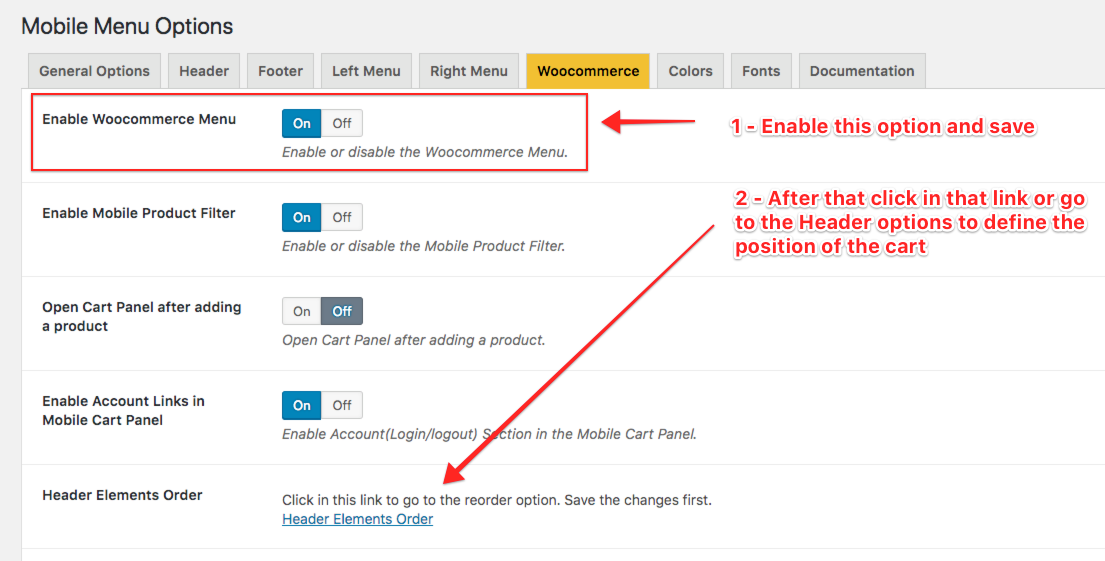 Enable Woocommerce Cart Menu 1 enable woocommerce cart menu